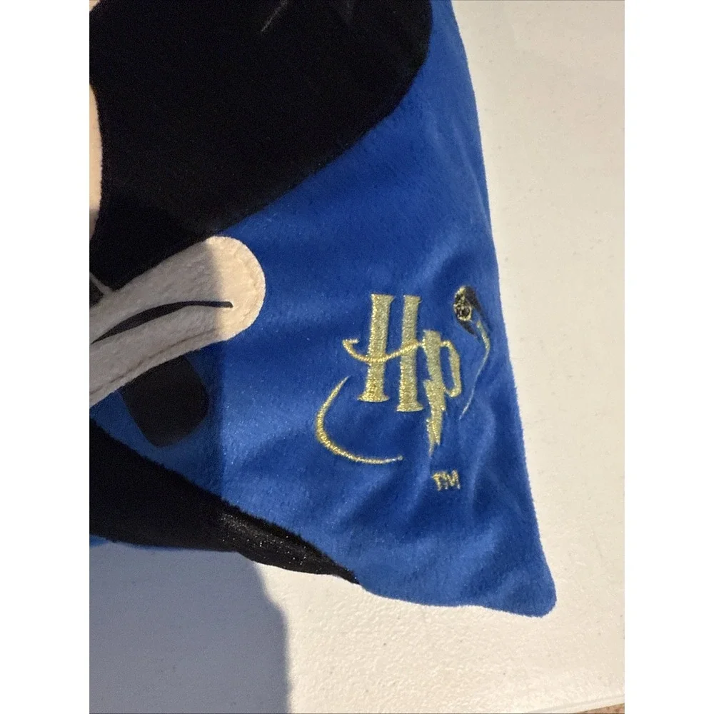 Vintage Harry Potter Throw Pillow 14x13 Blue Face Portrait Cushion Y2K Decor